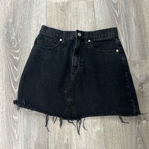 Madewell jean skirt